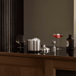Image showing the Liquid Lounge Insulated Ice Bucket with Scoop, D14 x H17cm, Brushed Steel product.