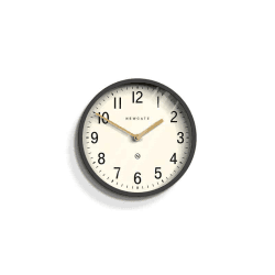 Image showing the Master Edwards Wall Clock, D30cm, Dark Grey product.