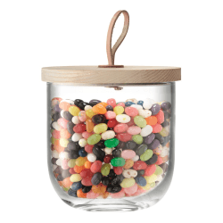 Image showing the Ivalo Storage container with ash lid, H15.5cm, clear product.