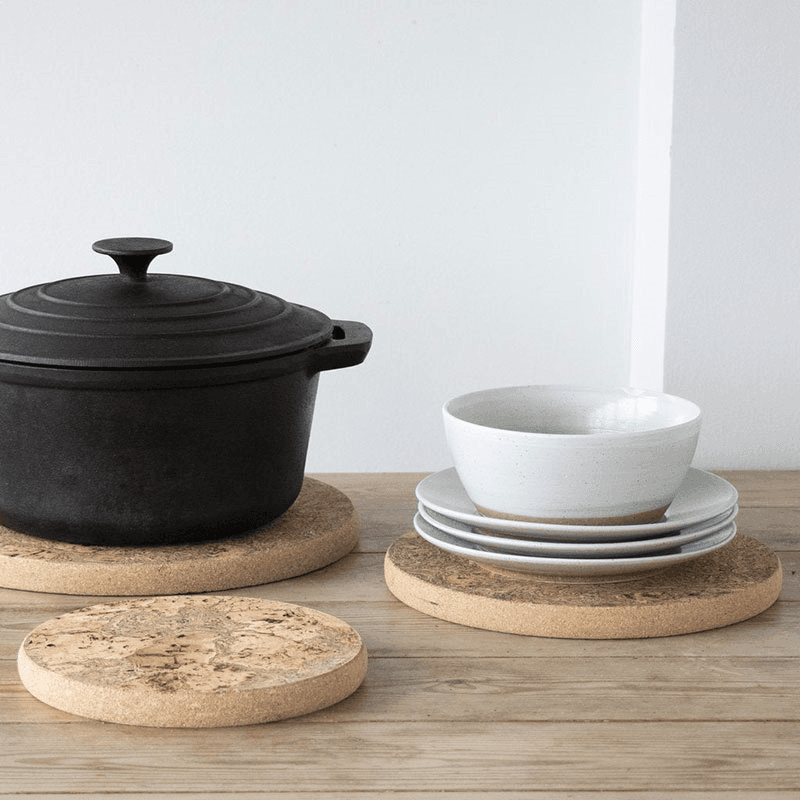 Cork Trivet Set, Natural