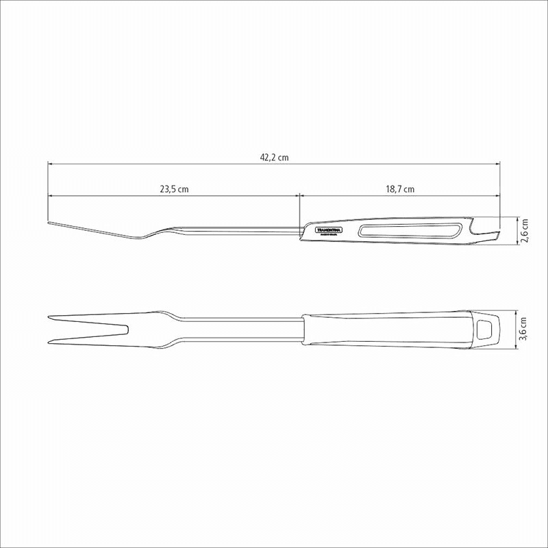 3 Piece BBQ Tool Set, Black