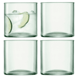 Image showing the Canopy Set of 4 tumbler, 350ml, clear product.