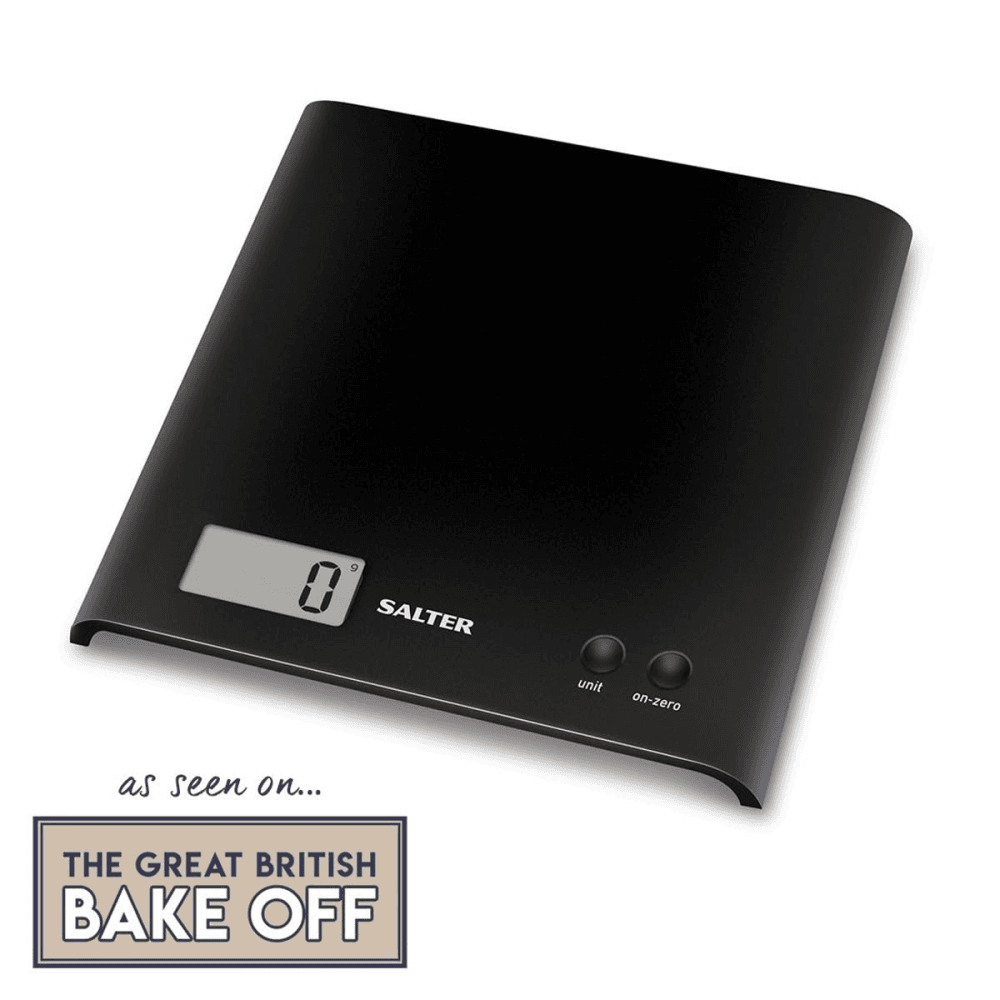 Arc Digital kitchen scale, 18 x 17.8 x 2.5cm, Black
