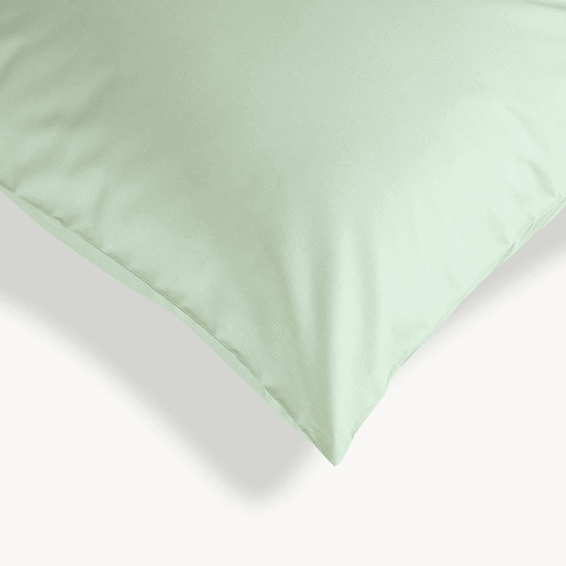 200TC Organic Pair of Standard Pillowcase, Sage