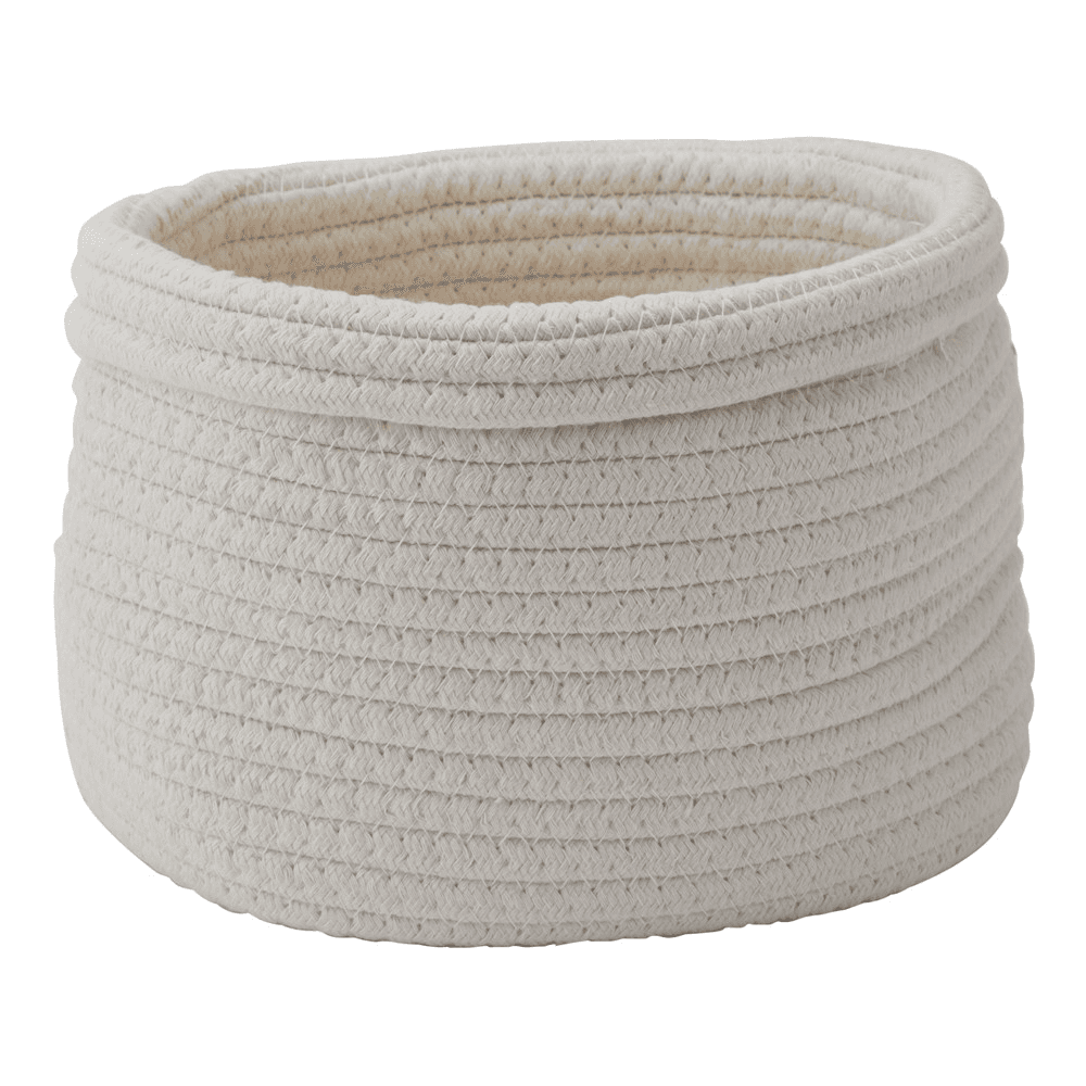 Rena Storage basket, L24 x W18 x H16cm, Ivory
