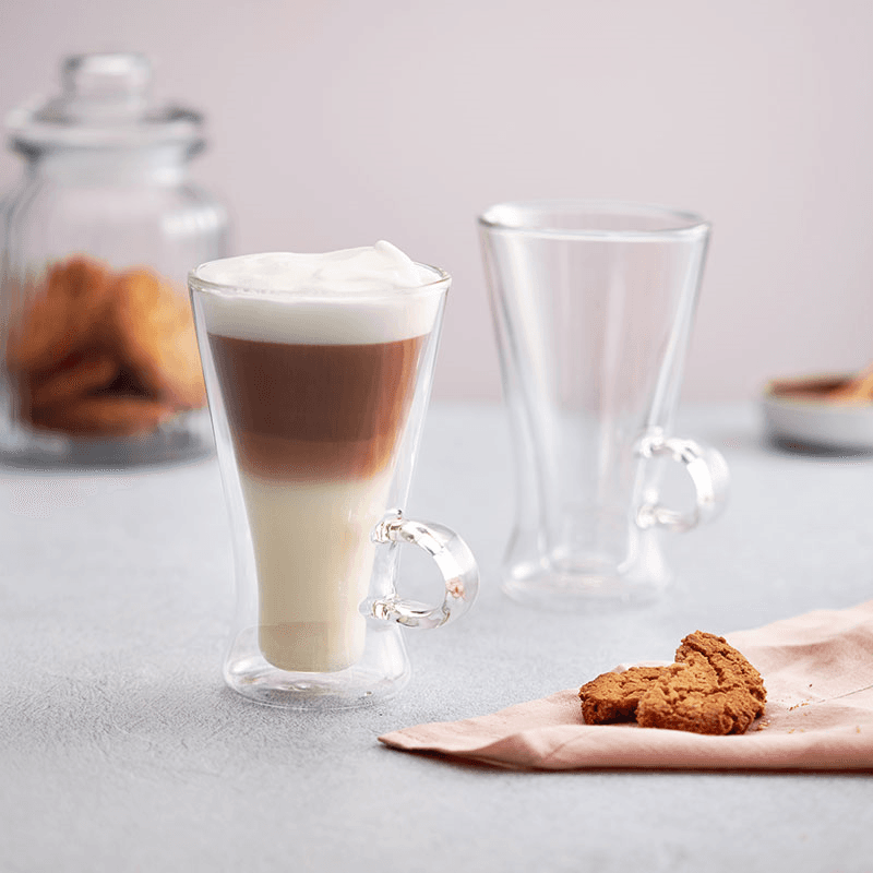Duo Grande Latte Macchiato Glass Set, 320ml