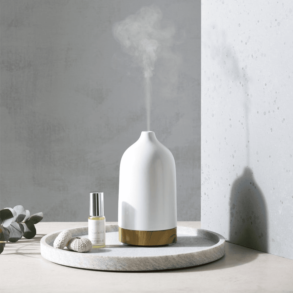 Electronic diffuser, H18 x Dia9cm, White