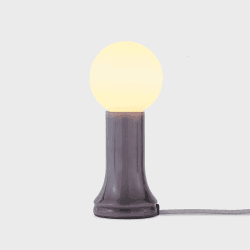 Image showing the Shore Table Lamp with G95 LED Bulb EU, Smoke Grey product.