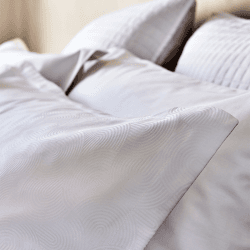 Image showing the Riley Duvet Set, Super King, White product.