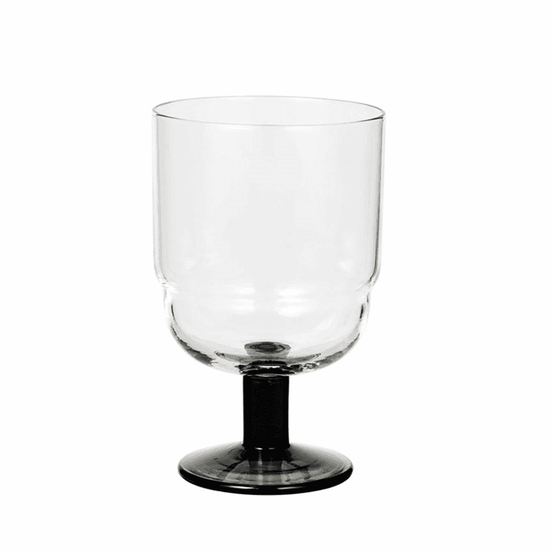 Nordic Bistro Red Wine Glass, 250ml, Grey/Clear