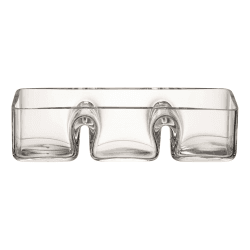 Image showing the Serve Trio dish, 30cm, clear product.