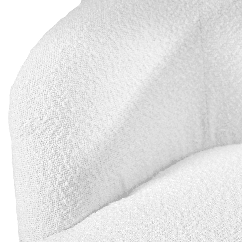 Siena Boucle Accent Chair, White