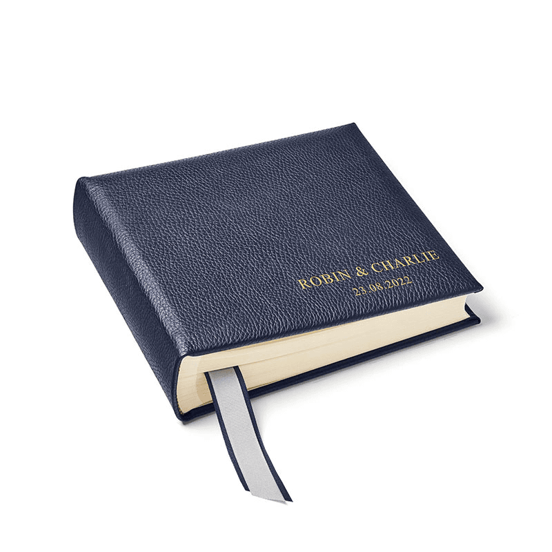 Photo Album, 8", Navy Pebble