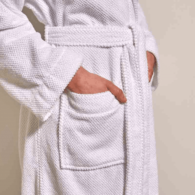 Brixton Bath Robe, Large, White