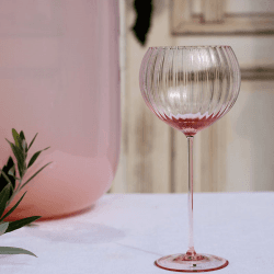 Image showing the Lyon Set of 2 Red Wine Glasses, 580ml, Rosa product.