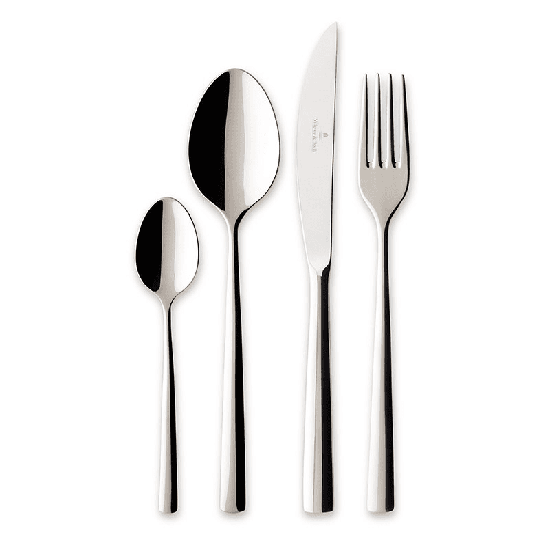 Piemont 24 piece cutlery set, Stainless Steel