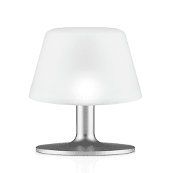Image showing the Sun Light Garden Table Lamp, H15cm, White/Silver product.