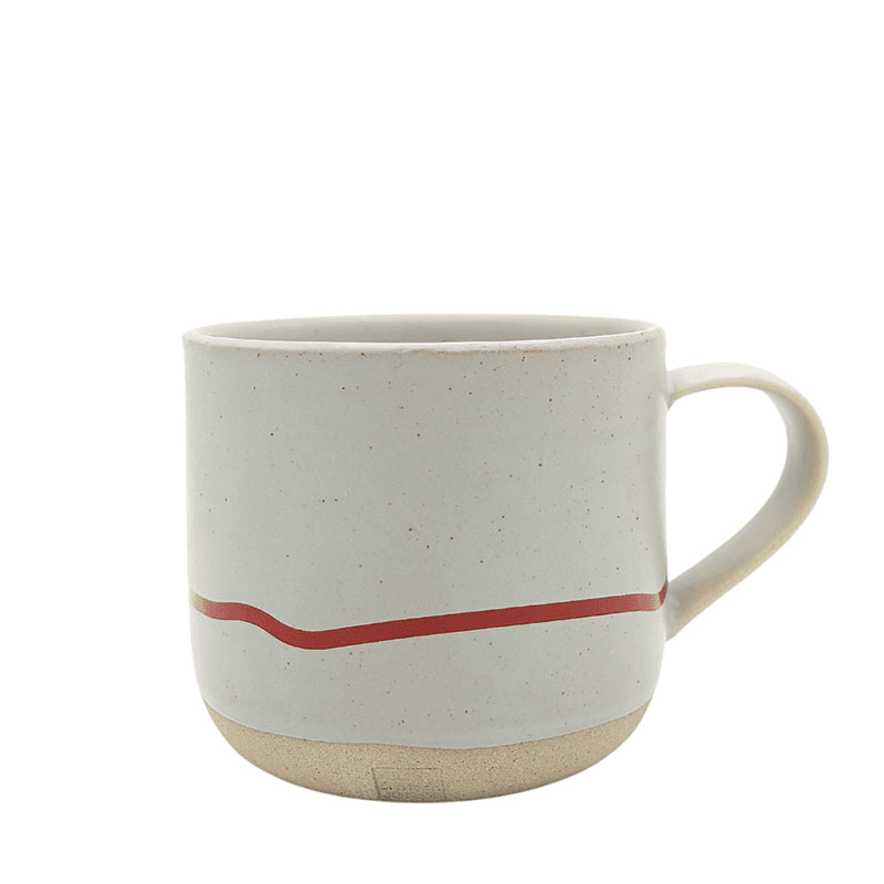 Studio Mug, 350ml, Pebble & Red