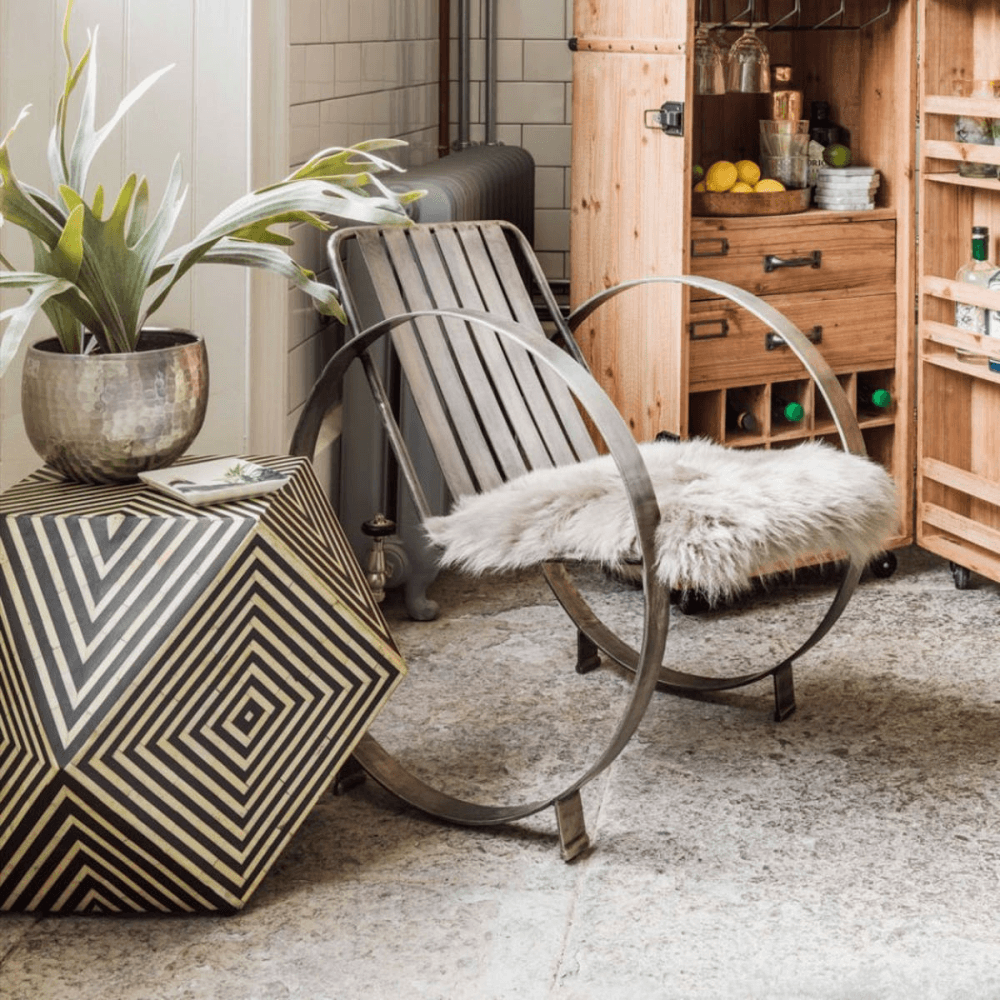 Riley Bone Inlay Side Table