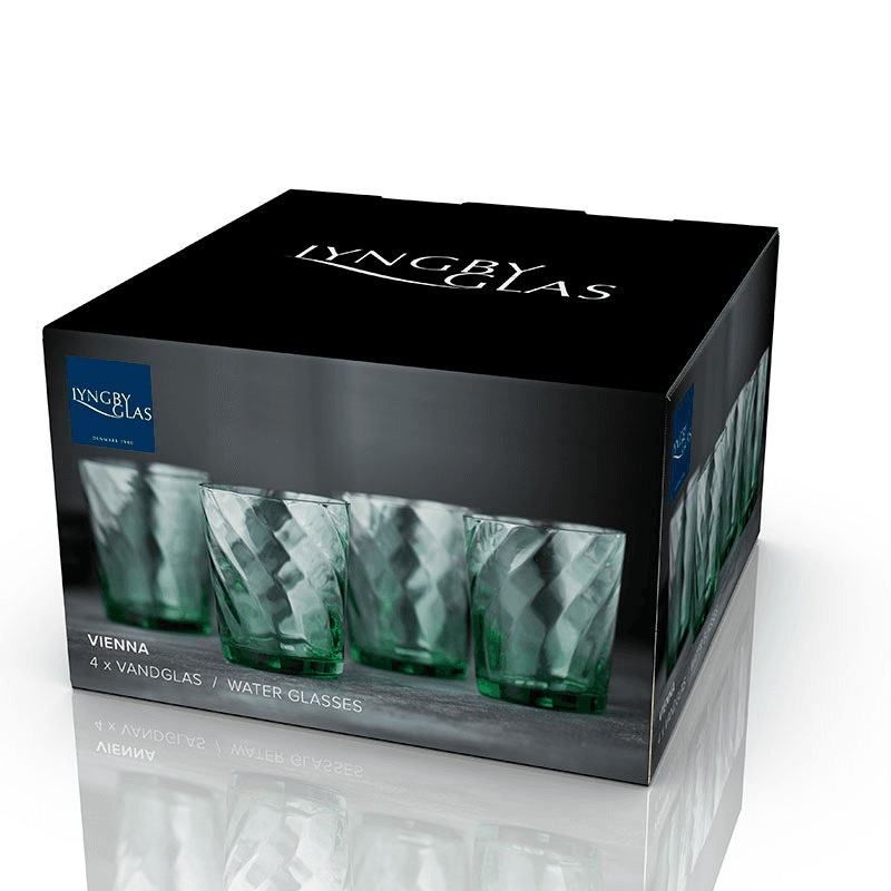 Vienna Set of 4 Tumblers, 300ml, Green