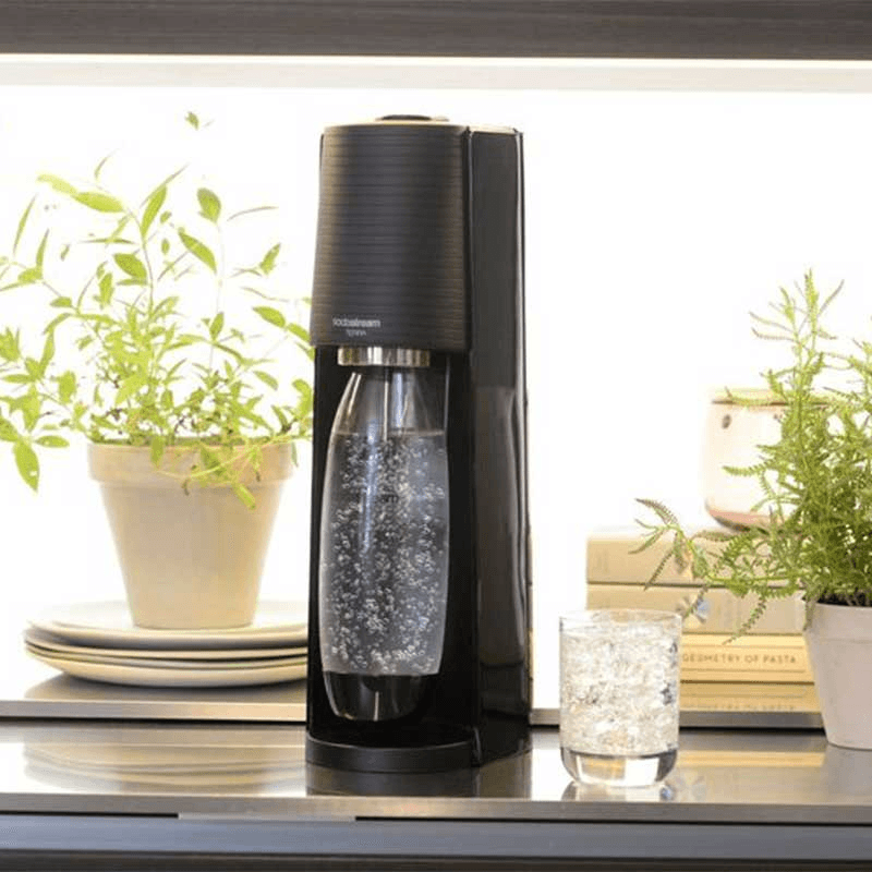 Terra Sparkling water maker, Black