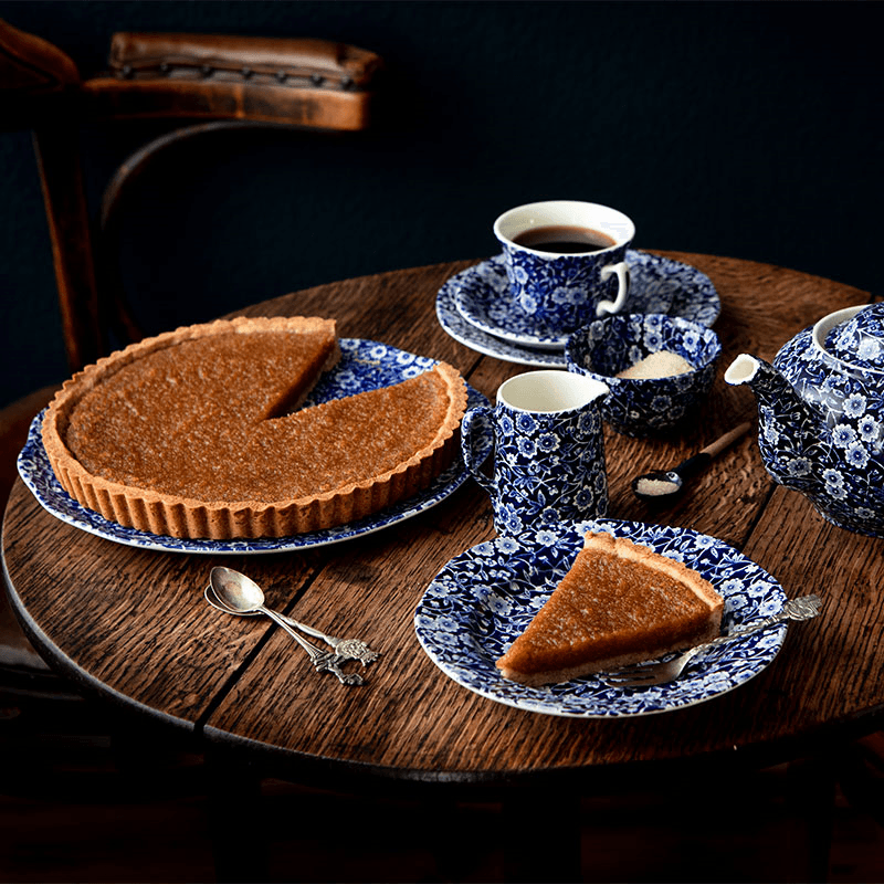 Calico Plate, D26.5cm, Blue