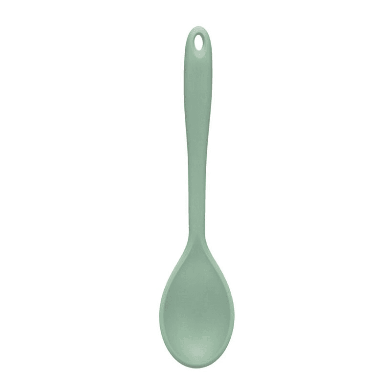 Silicone Solid Spoon, Mint