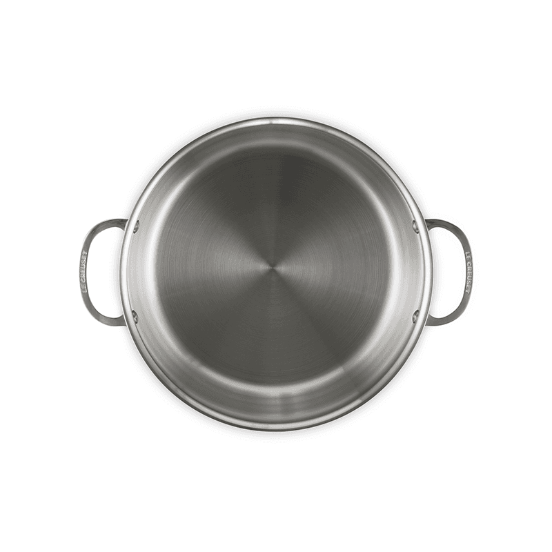Signature Uncoated Stockpot with lid, 28cm, Stainless Steel