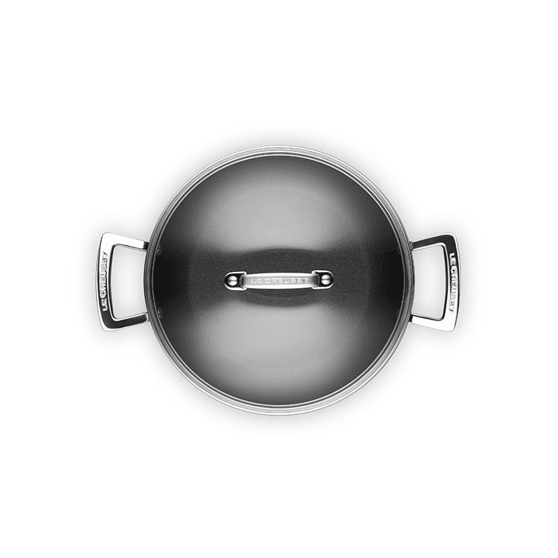 Toughened Non-Stick Shallow casserole with glass lid, 24cm - 2.3 litre