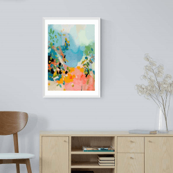 Image showing the Ana Rut Bre Olivier Avec Jardin Print, Multi product.