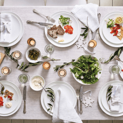 Image showing the Gio 16 Piece Dinnerware Set, White product.