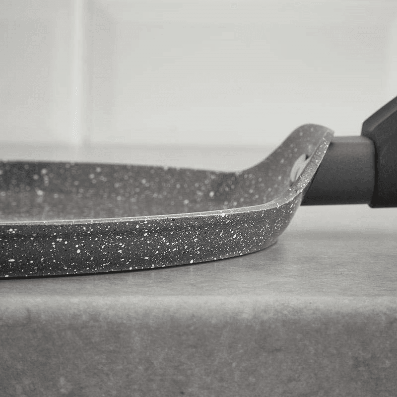 Cerastone Crepe Pan Graphite, 25cm, Grey