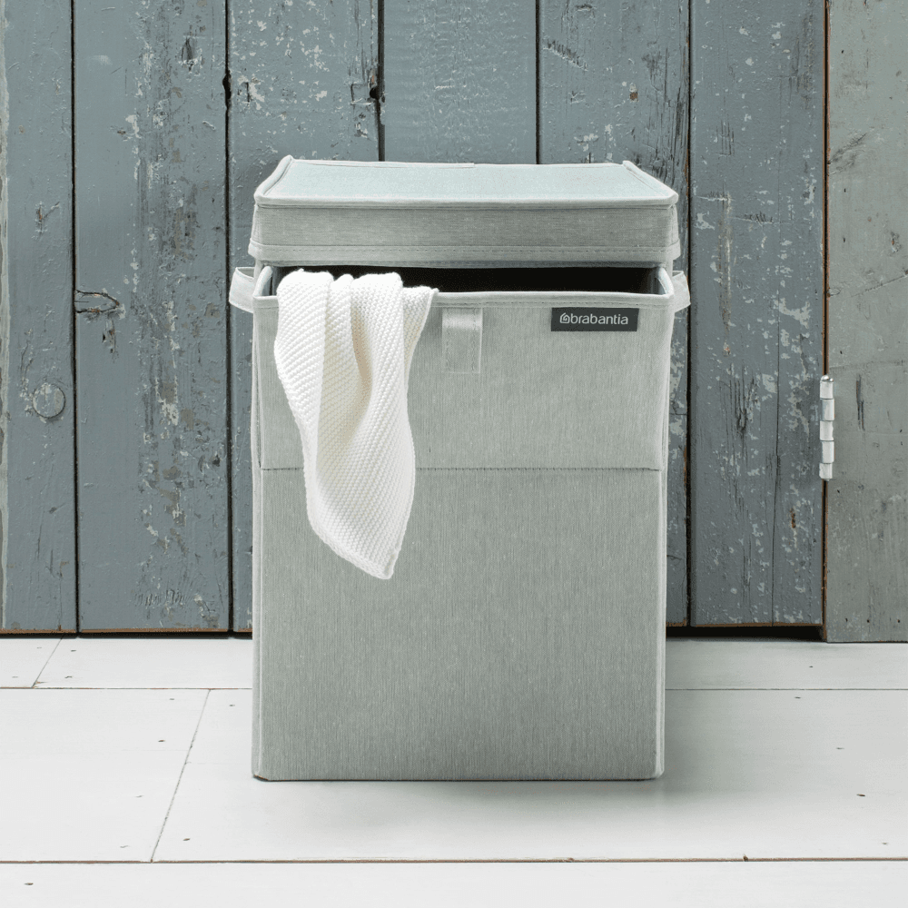 Stackable laundry box, 35 litre, Green