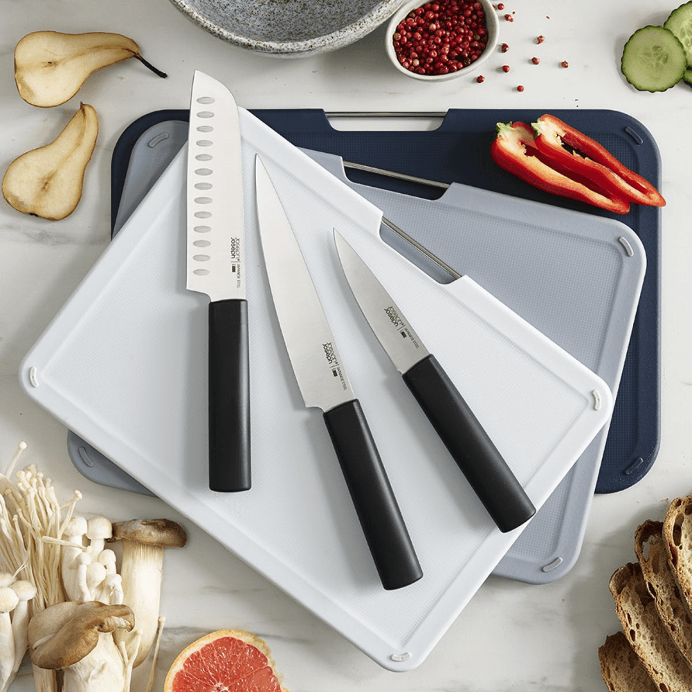 Nest Boards Plus 6 Piece Knife and chopping Board Set