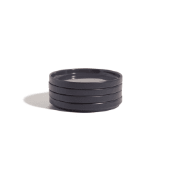 Image showing the Set of 4 Dessert Plates, 15cm, Char product.