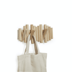 Image showing the Picket Rail Wall Hook, Natural product.