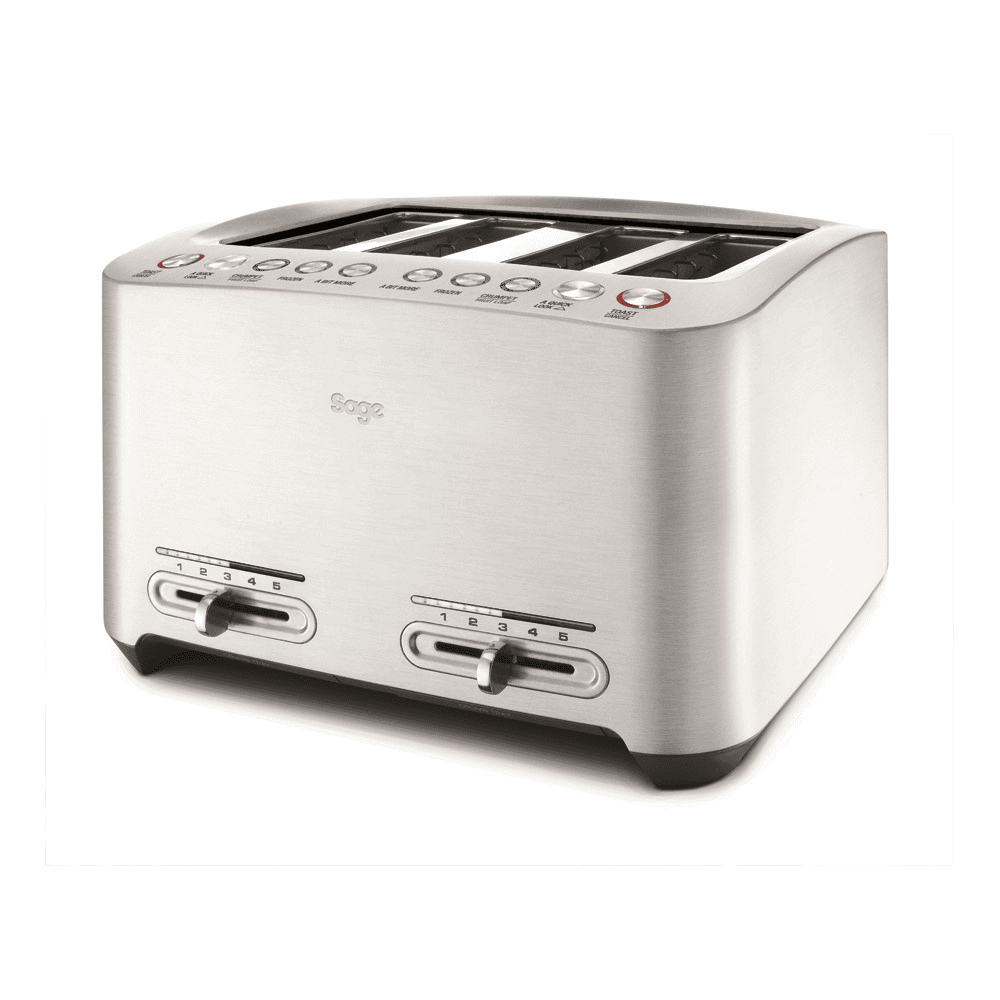 The Smart Toast 4 slice toaster, Stainless Steel
