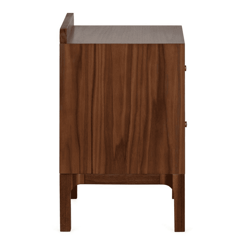 Artie Bedside Table, H56cm, Walnut