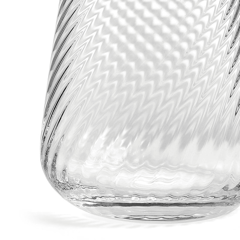 Vera Wang Swirl Set of 2 Highball Glasses, 440ml, Clear