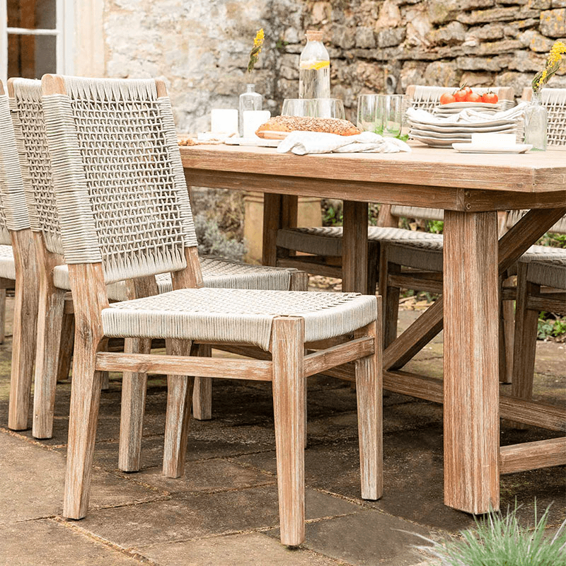 Chilford Set of 2 Dining Chairs, Acacia