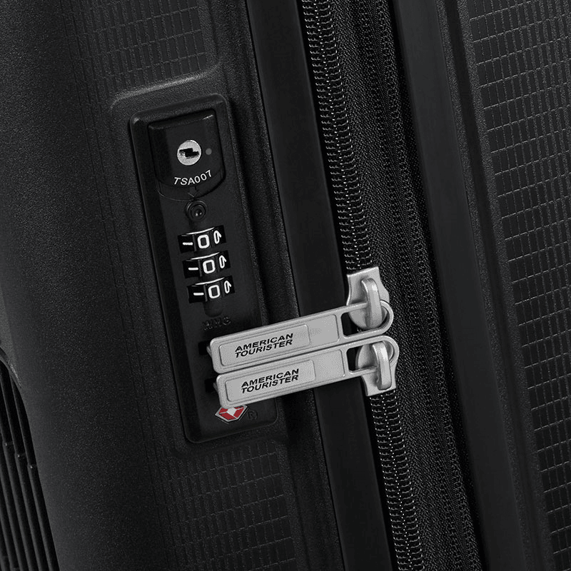 Aerostep Cabin Suitcase, H55 x L40 x W20/23cm, Black