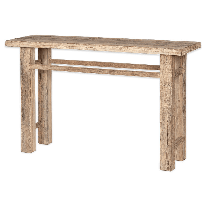 Ibo Reclaimed Wood Console Table, Natural
