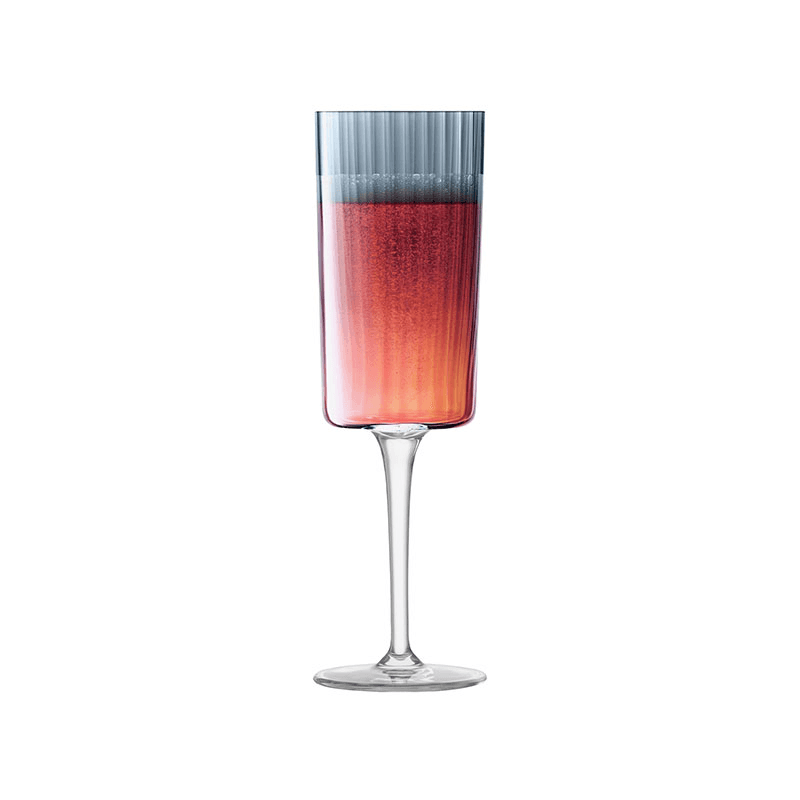Gems Set of 4 Champagne Flutes, 210ml, Sapphire
