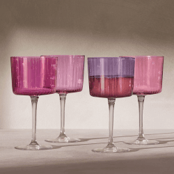 Image showing the Gems Set of 4 Wine Glasses, 250ml, Garnet product.