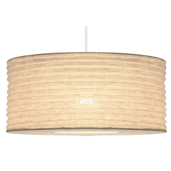 Image showing the Natural Jute Pendant - 50cm; White product.