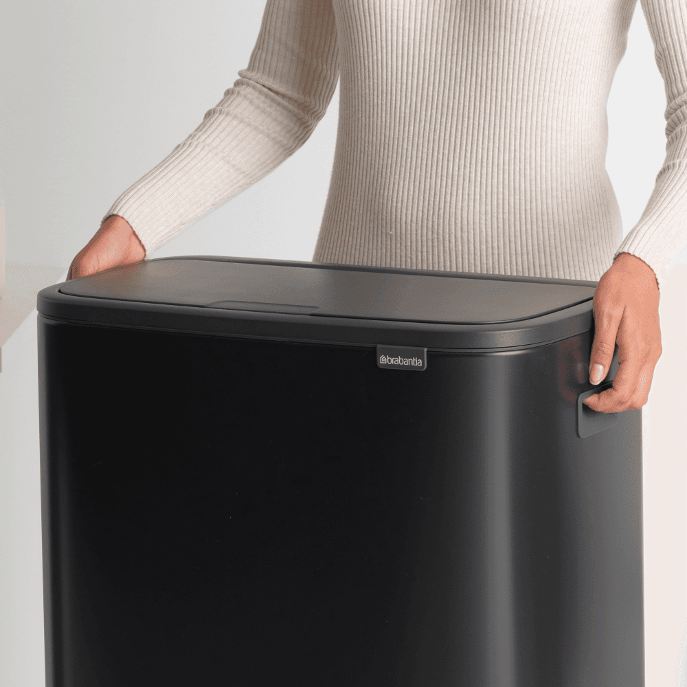 Bo Touch bin, 30 litre, Matt Black