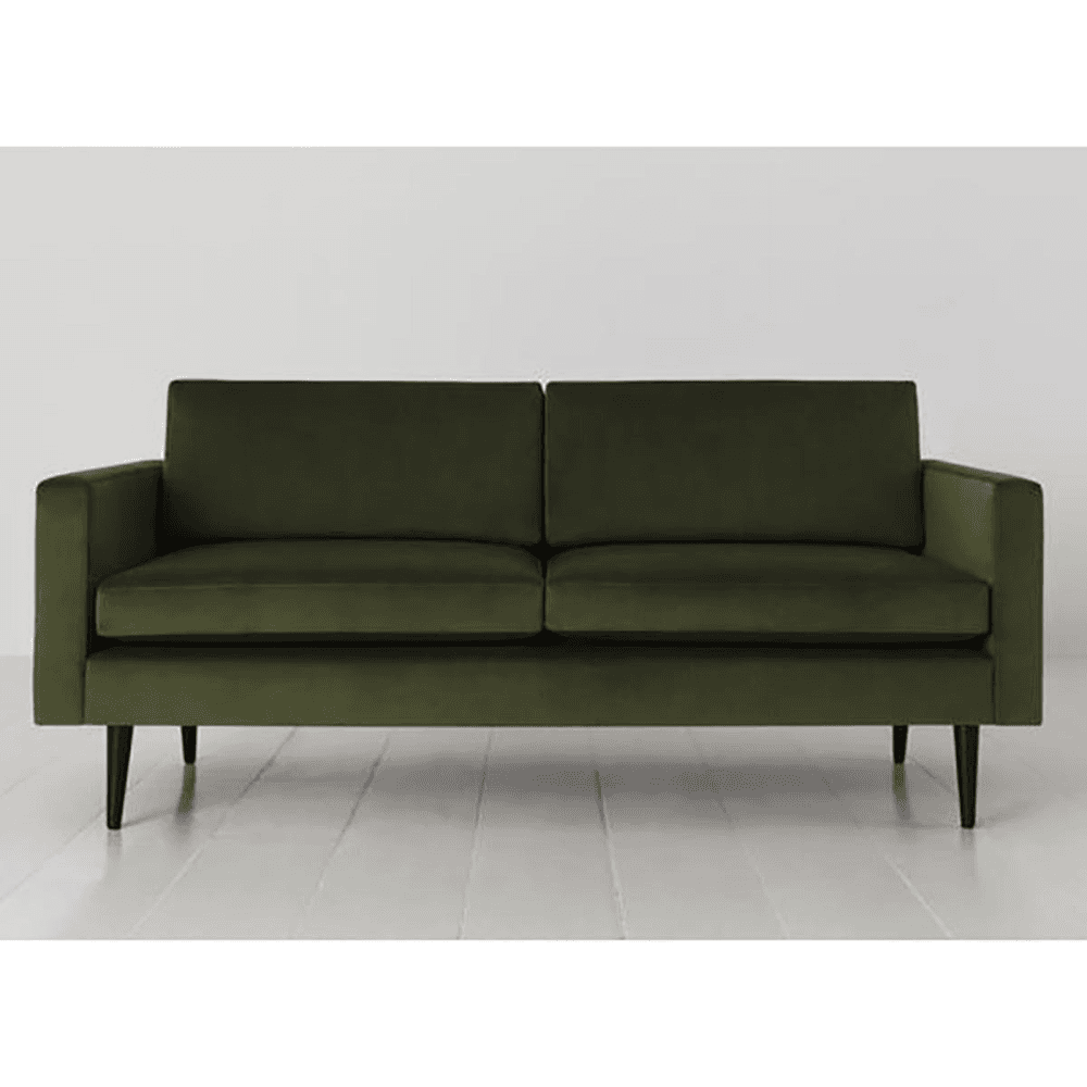 Model 01 2 Seater Velvet Sofa, Vine