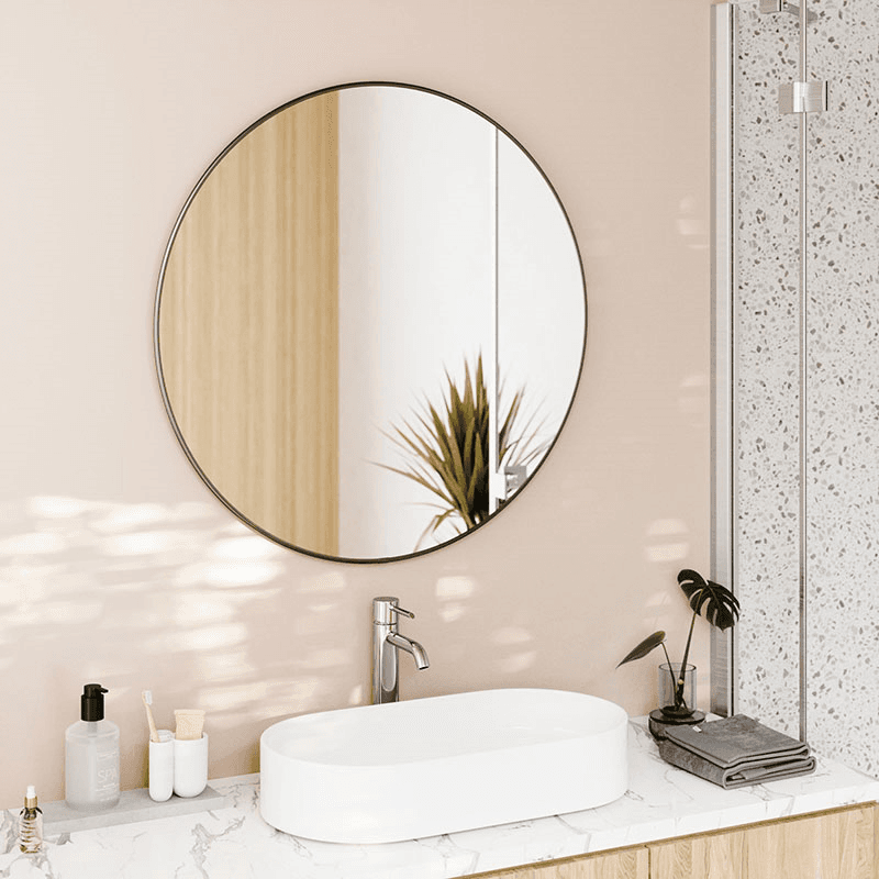 Hubba Mirror, D86cm, Titanium