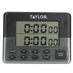 Image showing the Dual Event Digital Timer, 24 Hour, Black product.