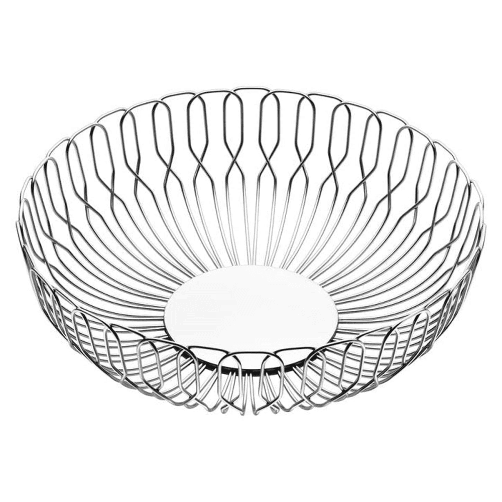 Alfredo by Alfredo Häberli Bread basket large, 26cm, Stainless Steel